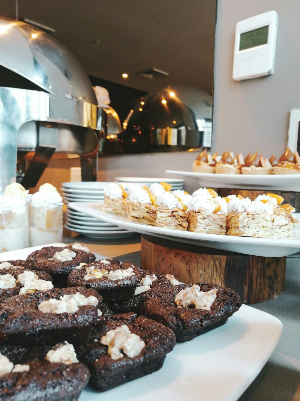 baked pastries on plate