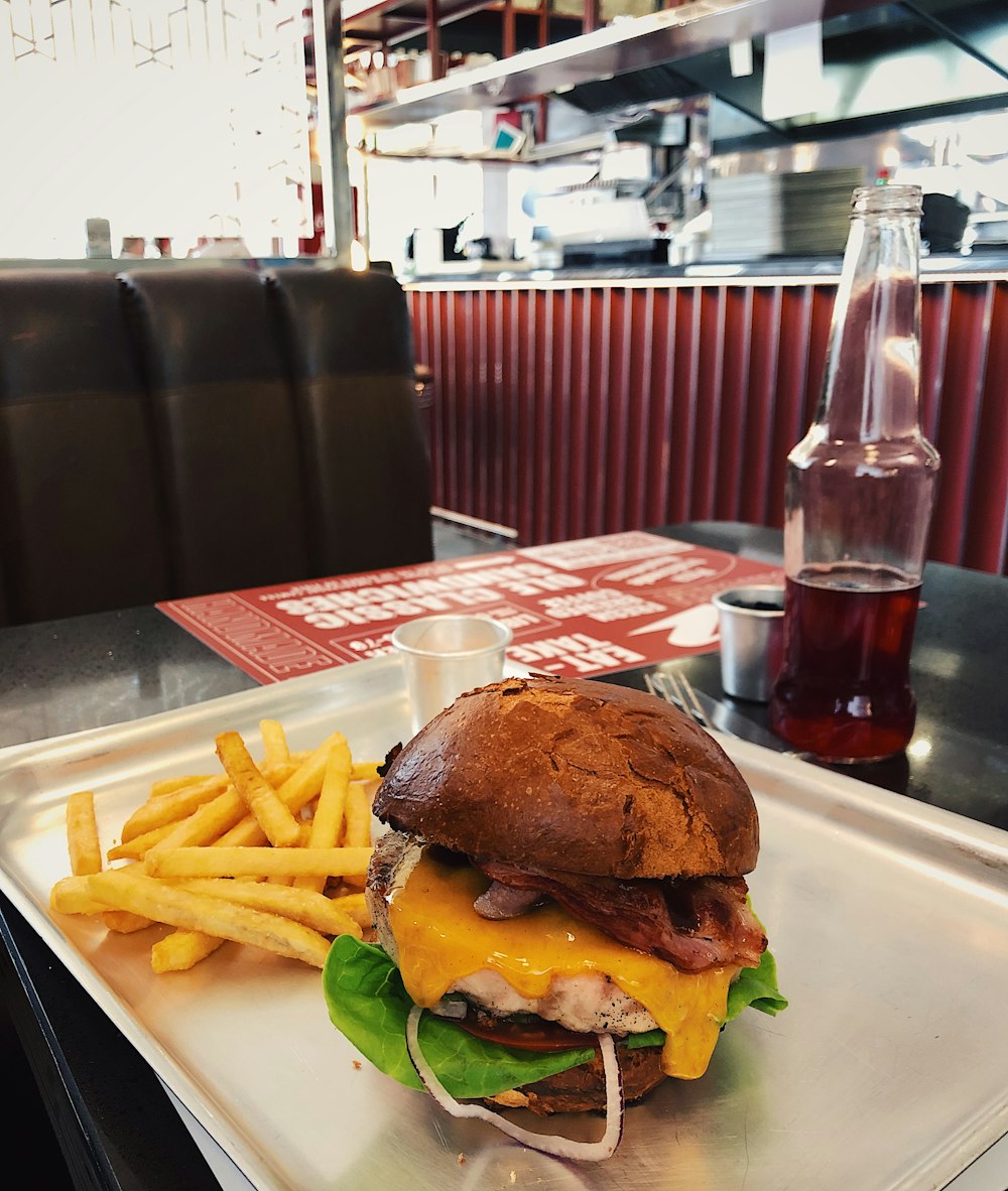 Burger et frites