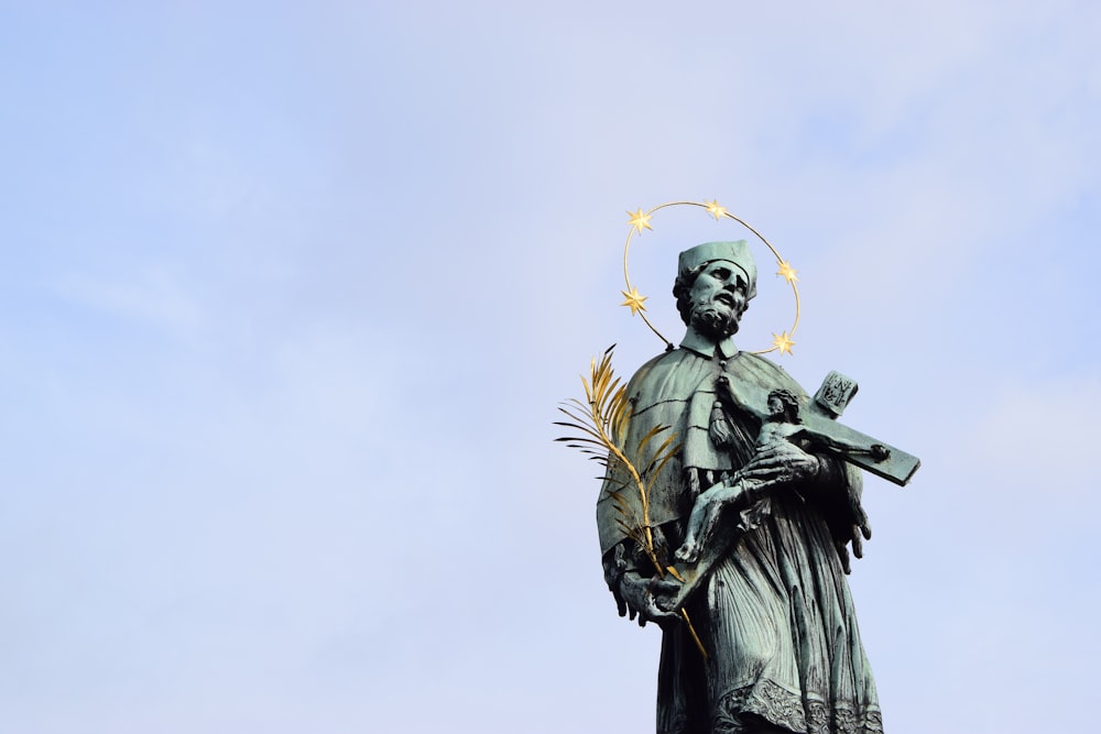 St. John of Nepomuk Statue in Prague.