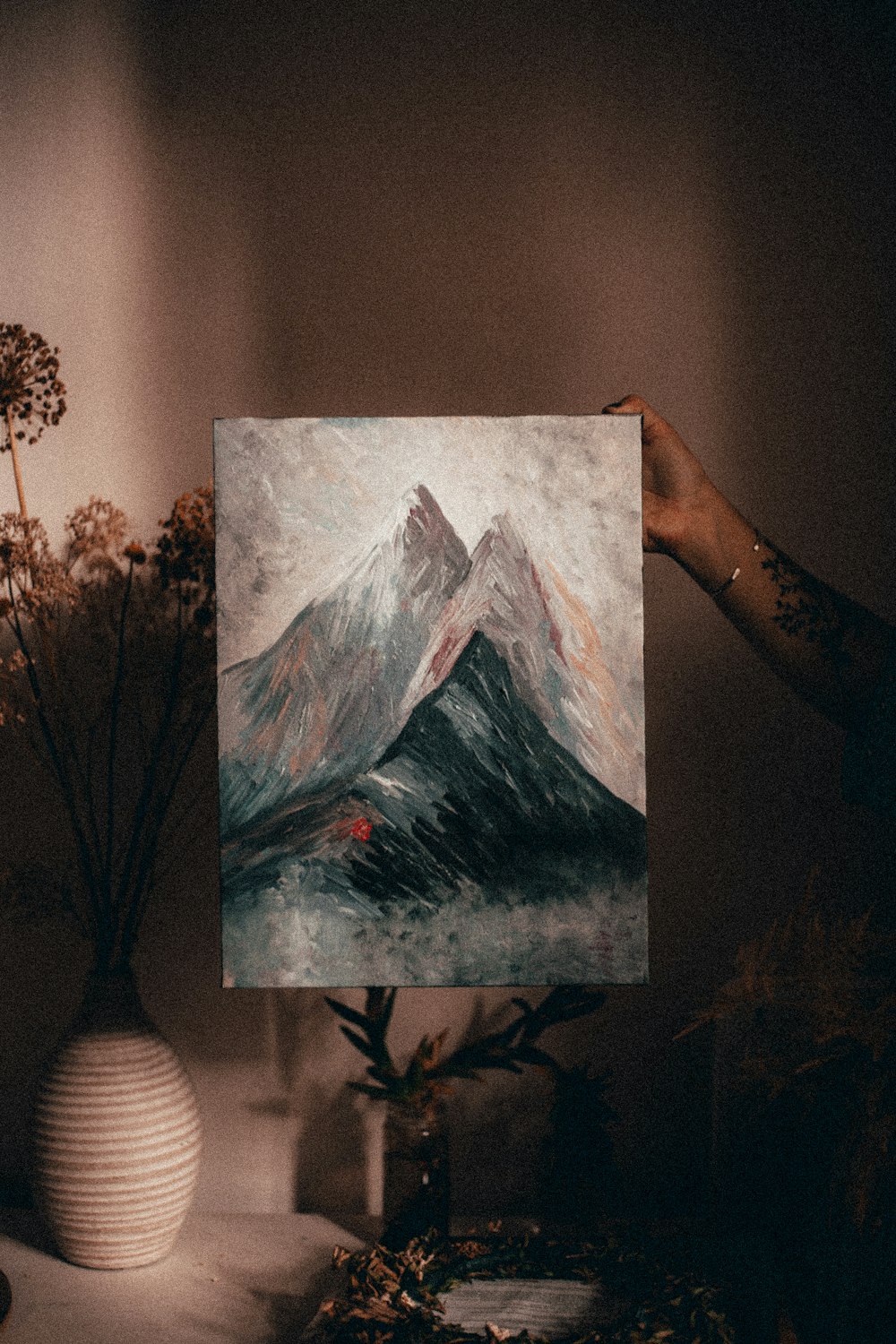 mountain painting