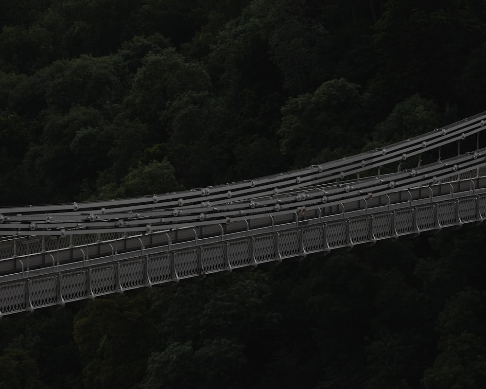 gray bridge during day