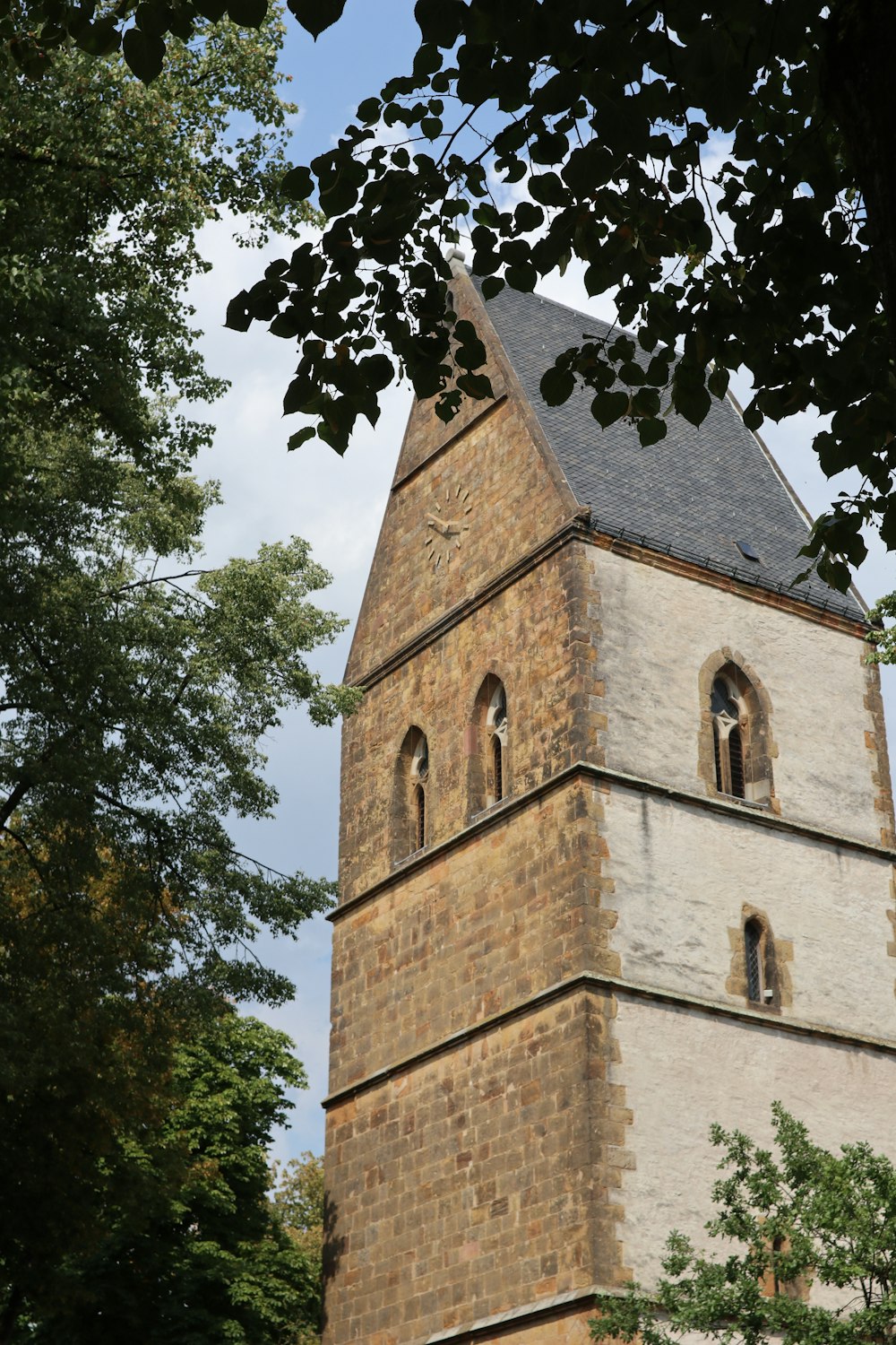 brown brick building