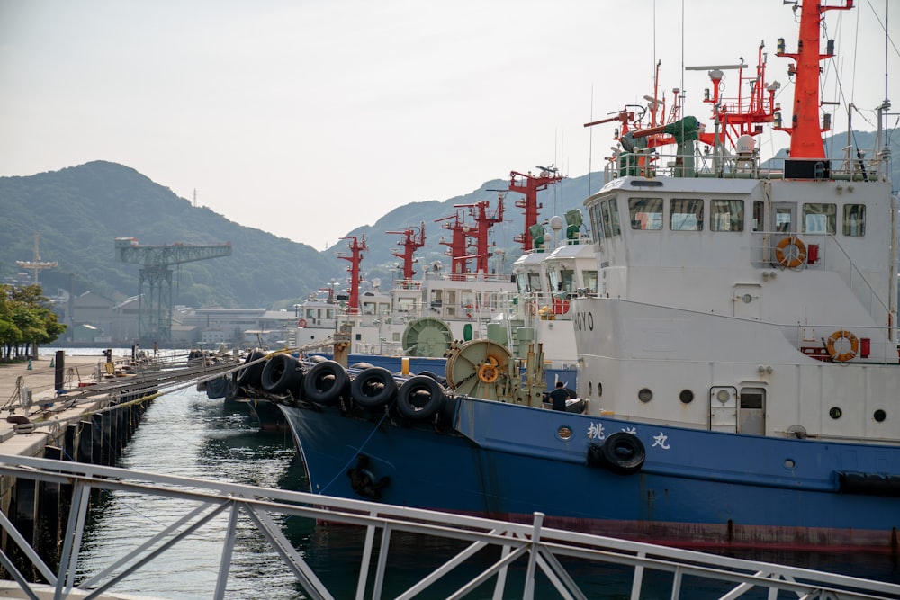 boats on dock