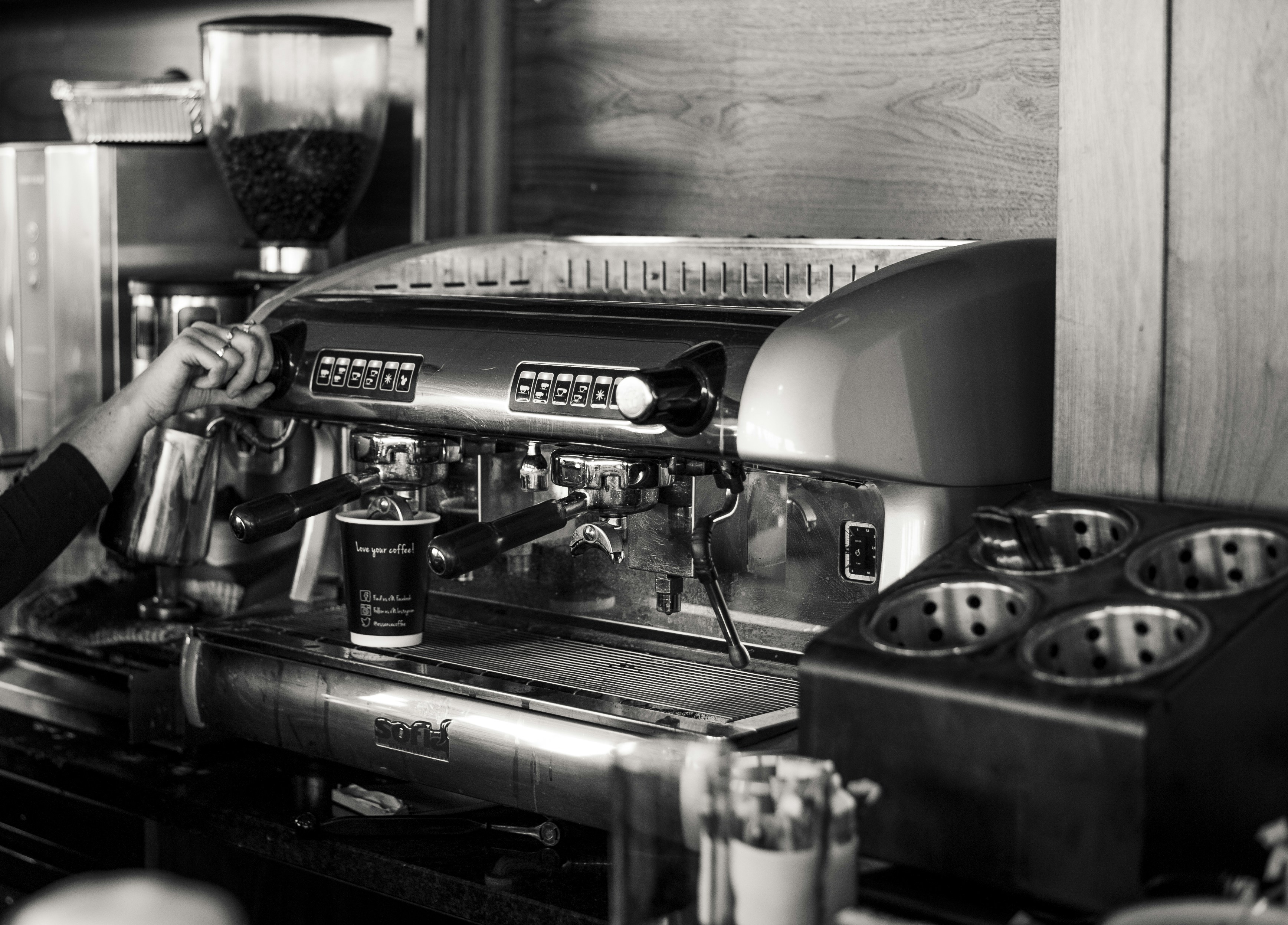 vintage espresso machine - what is cappuccino