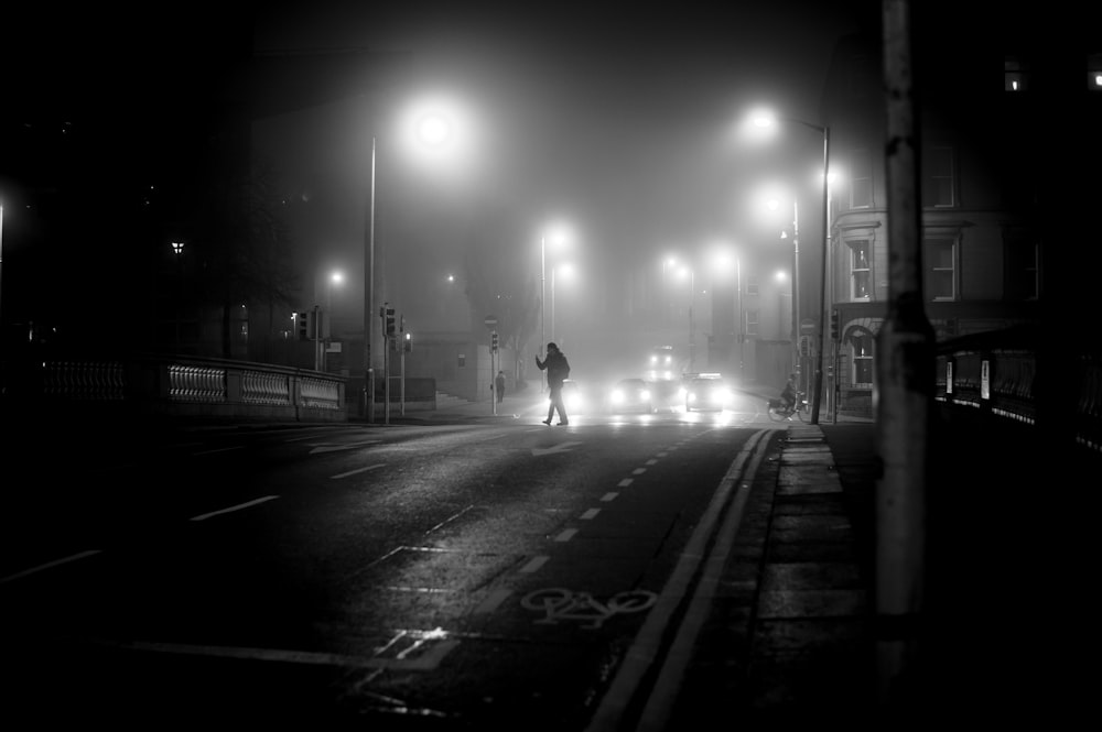 man passing by the road