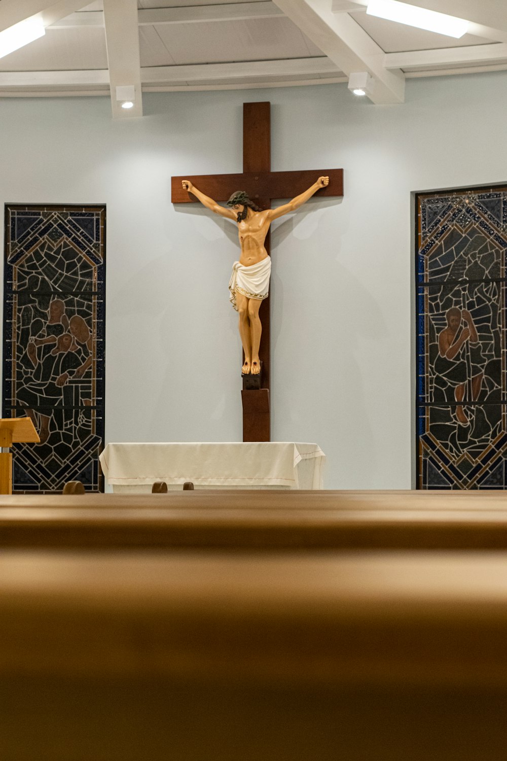 Crucifix of Christ statue