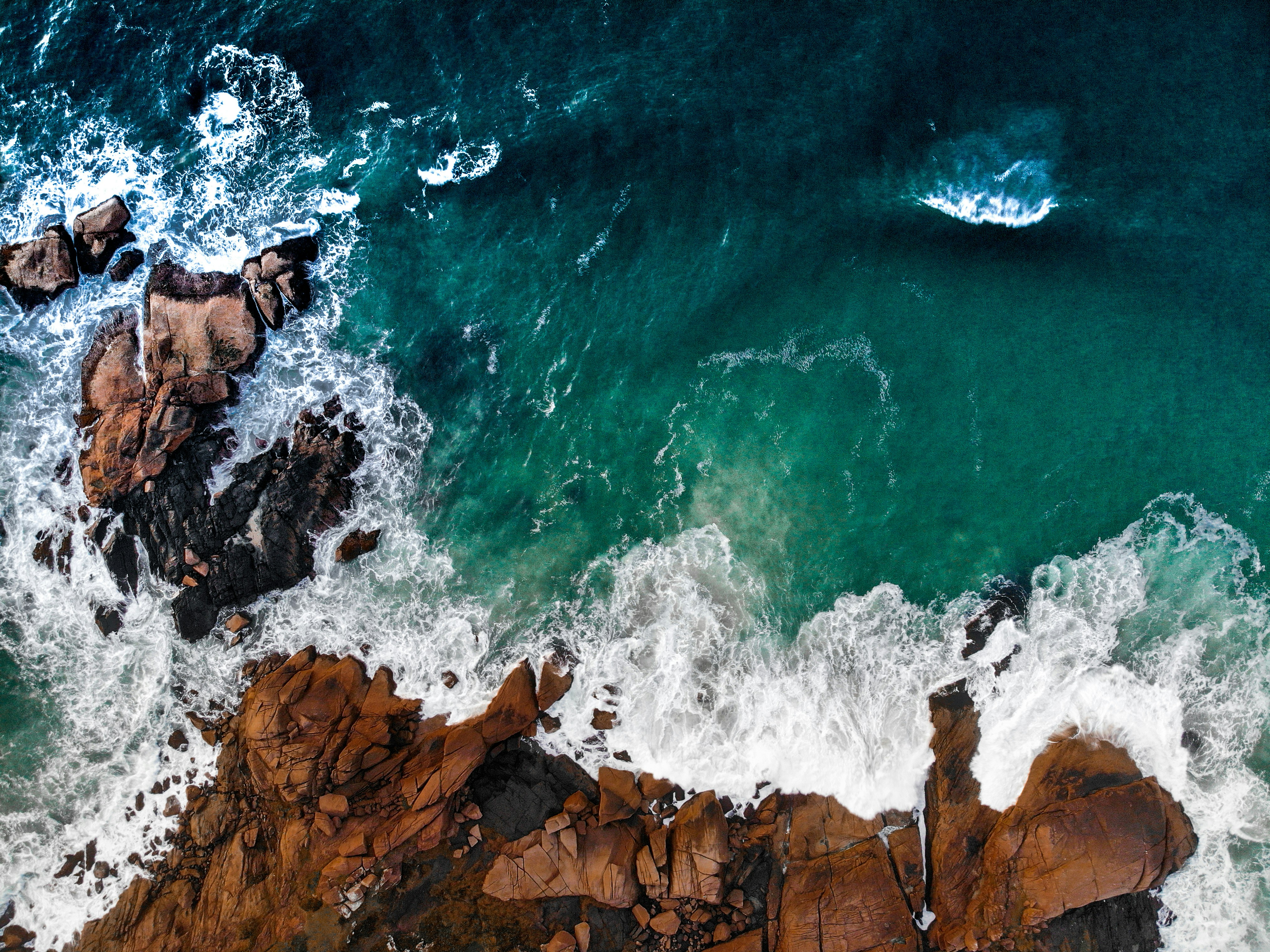 aerial photography of sea during daytime