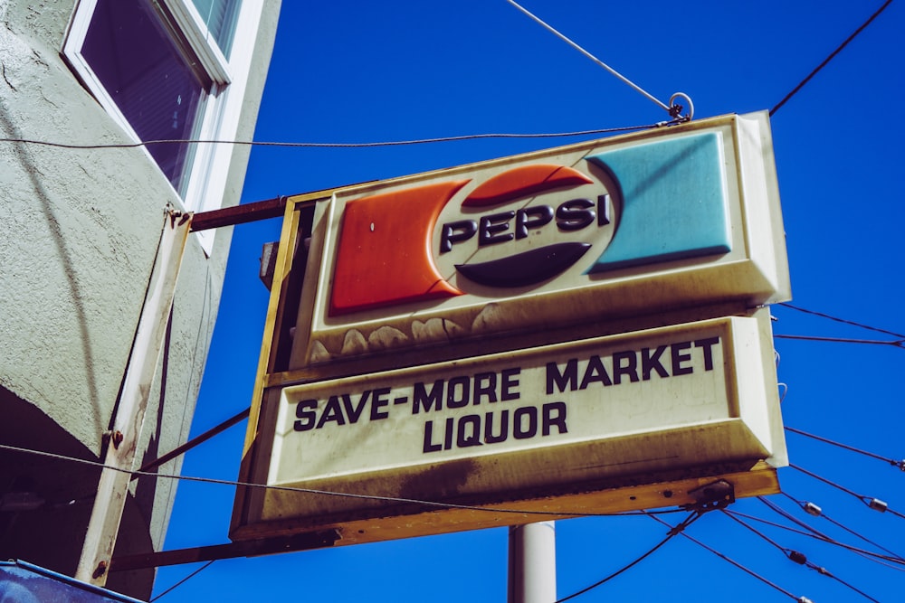 Pepsi sign