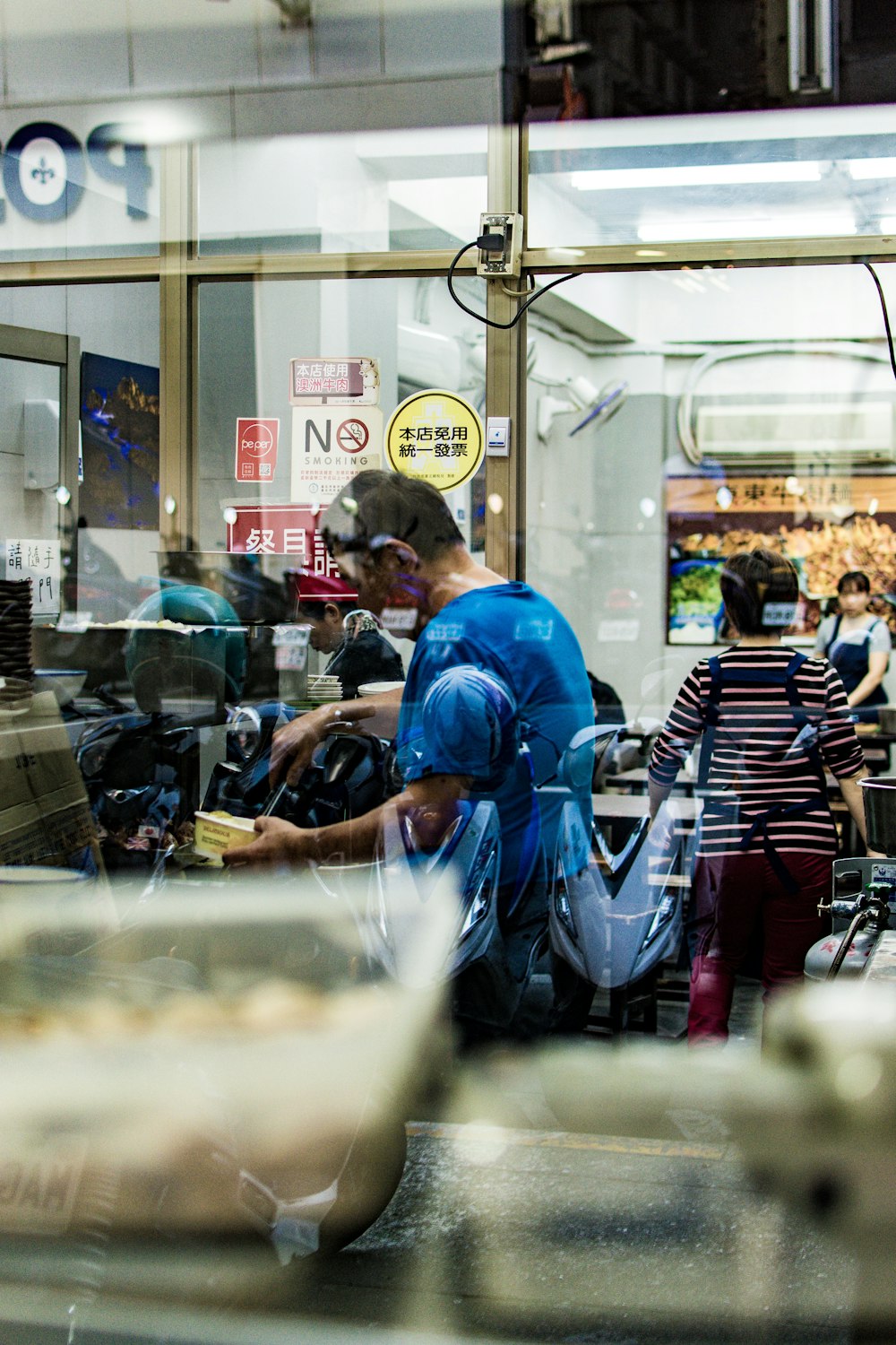 men in a a store close-up photography