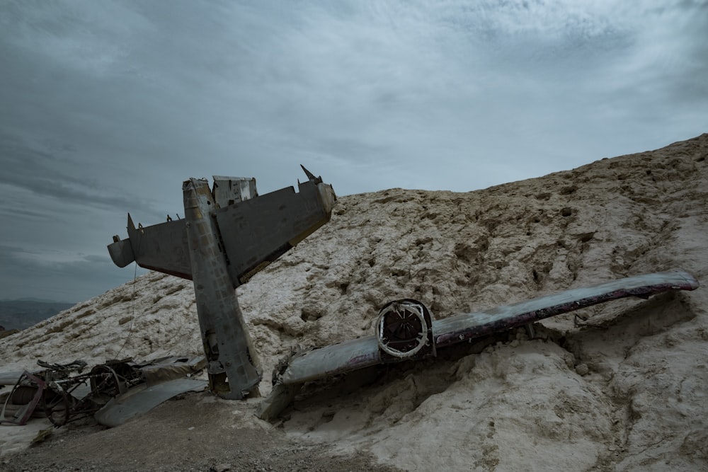 Flugzeugwrack in Brown Hill