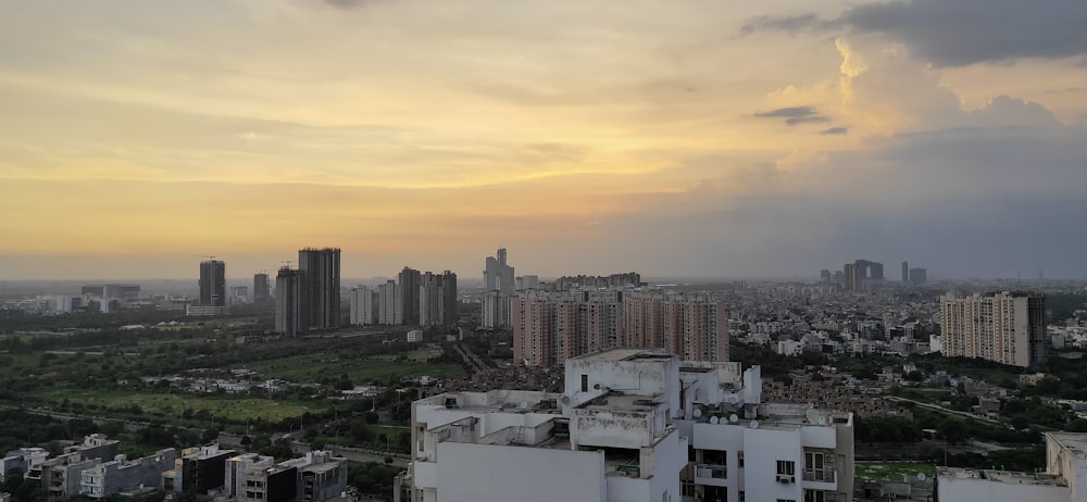 white high-rise building