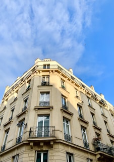 low-angle photograph of brown concrete structure