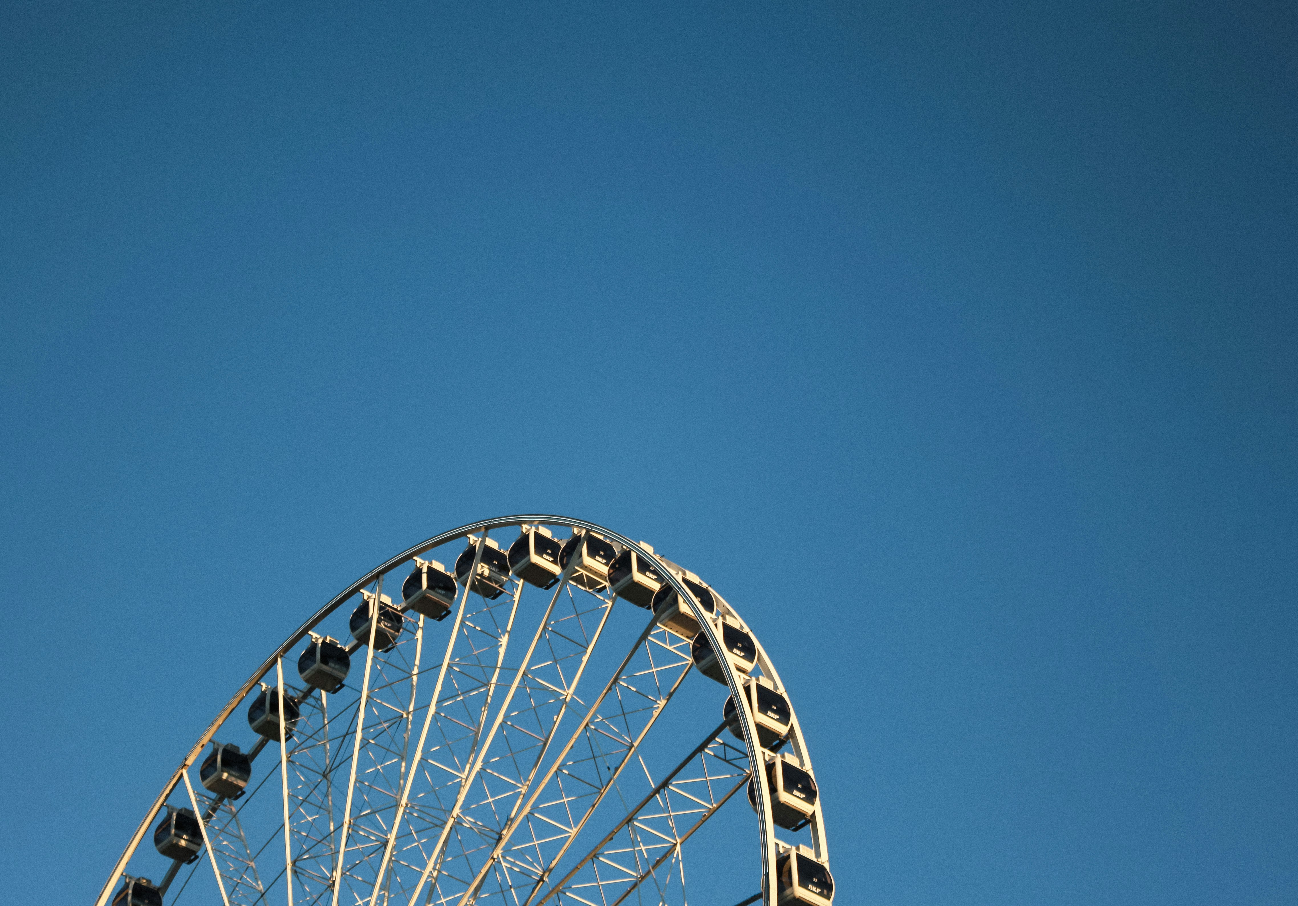 white Ferris wheel