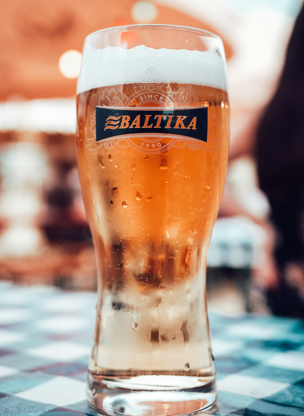 Baltika drinking glass photo
