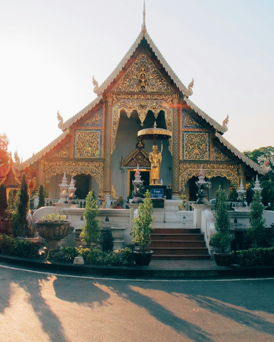 brown temple during daytime