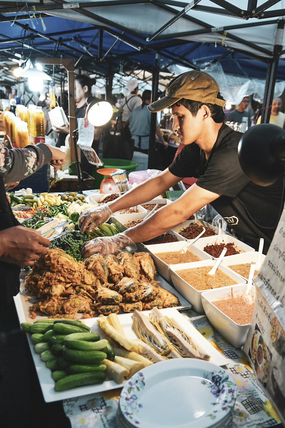 person preparing food