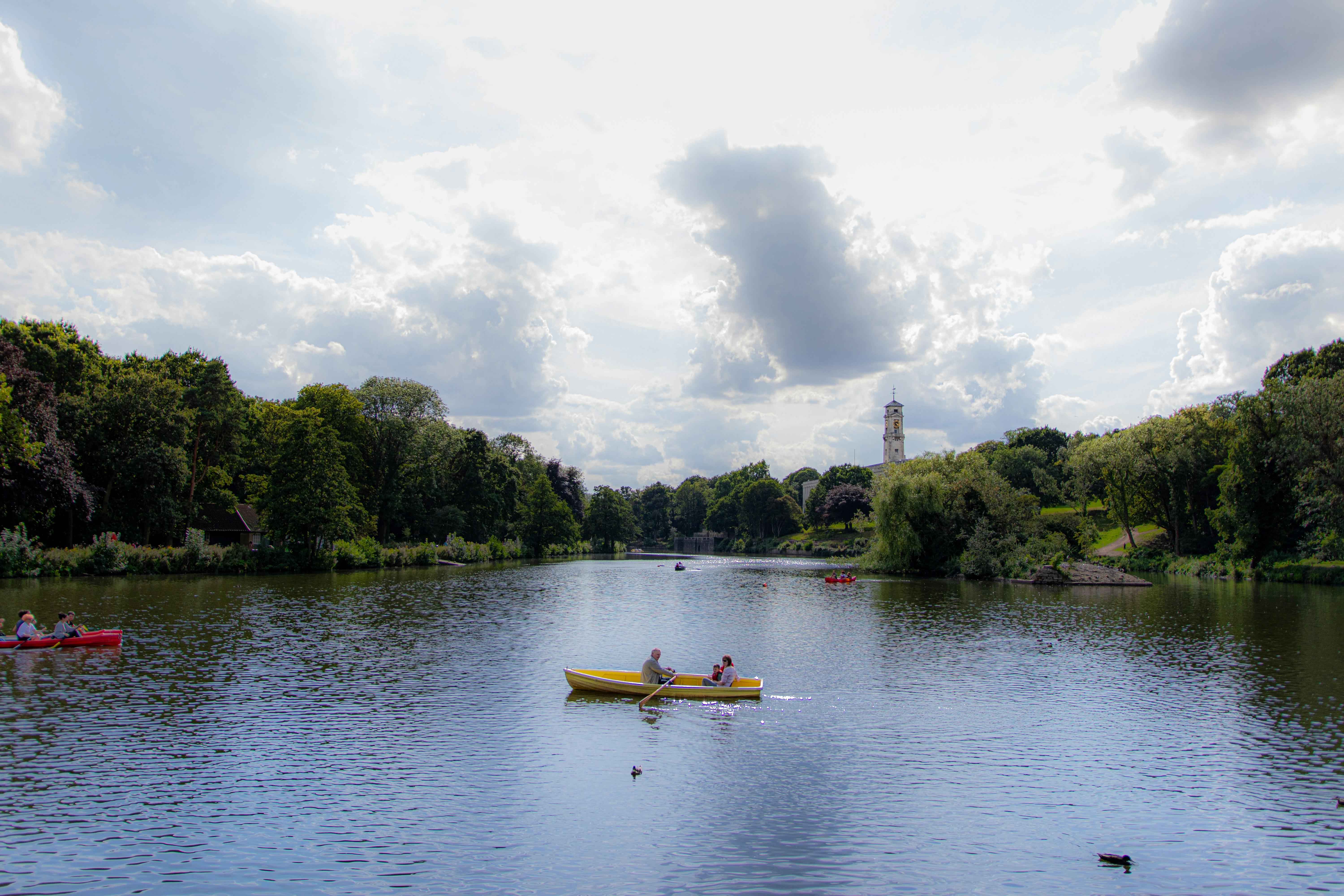 two person on boat