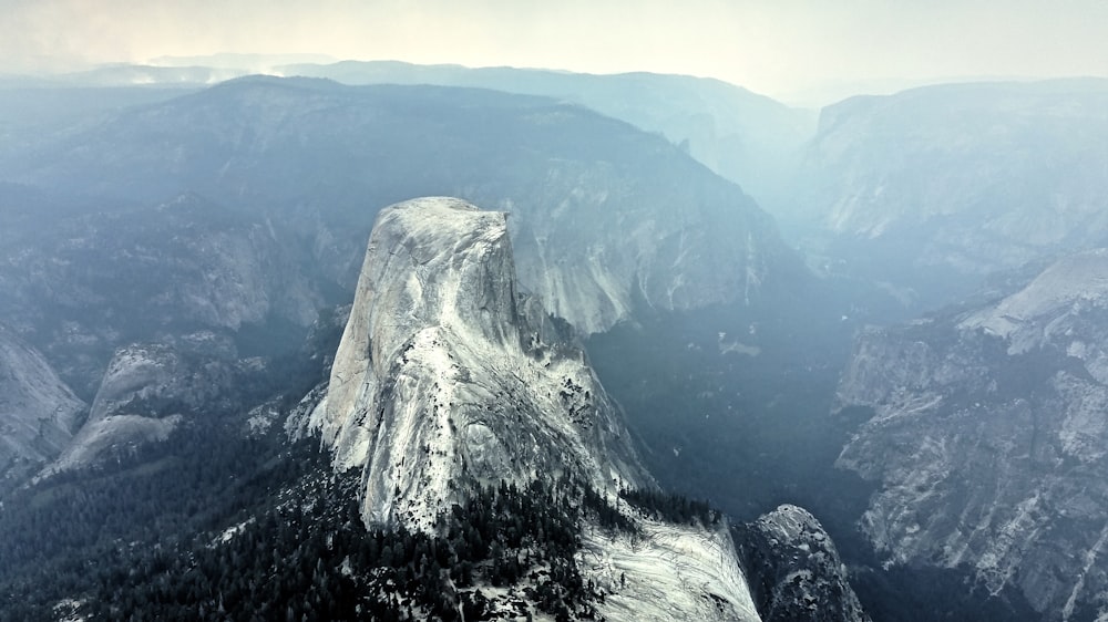 grey mountain during daytime