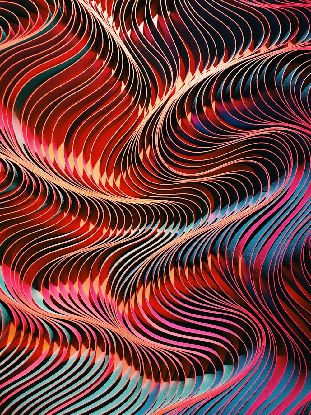 ilustração abstrata multicolorida