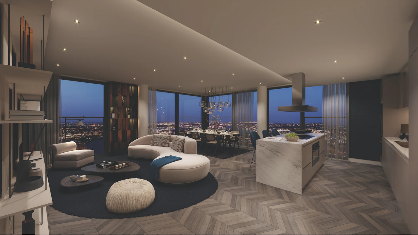 Two-bedroom residence