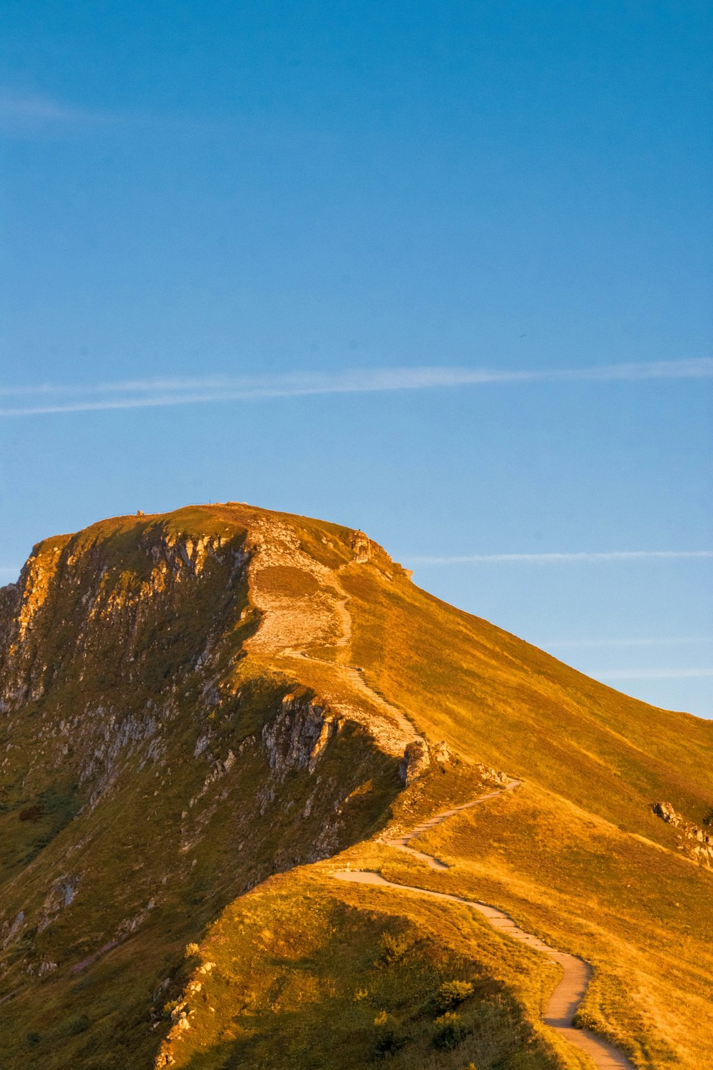 landscape photo of brown mountain