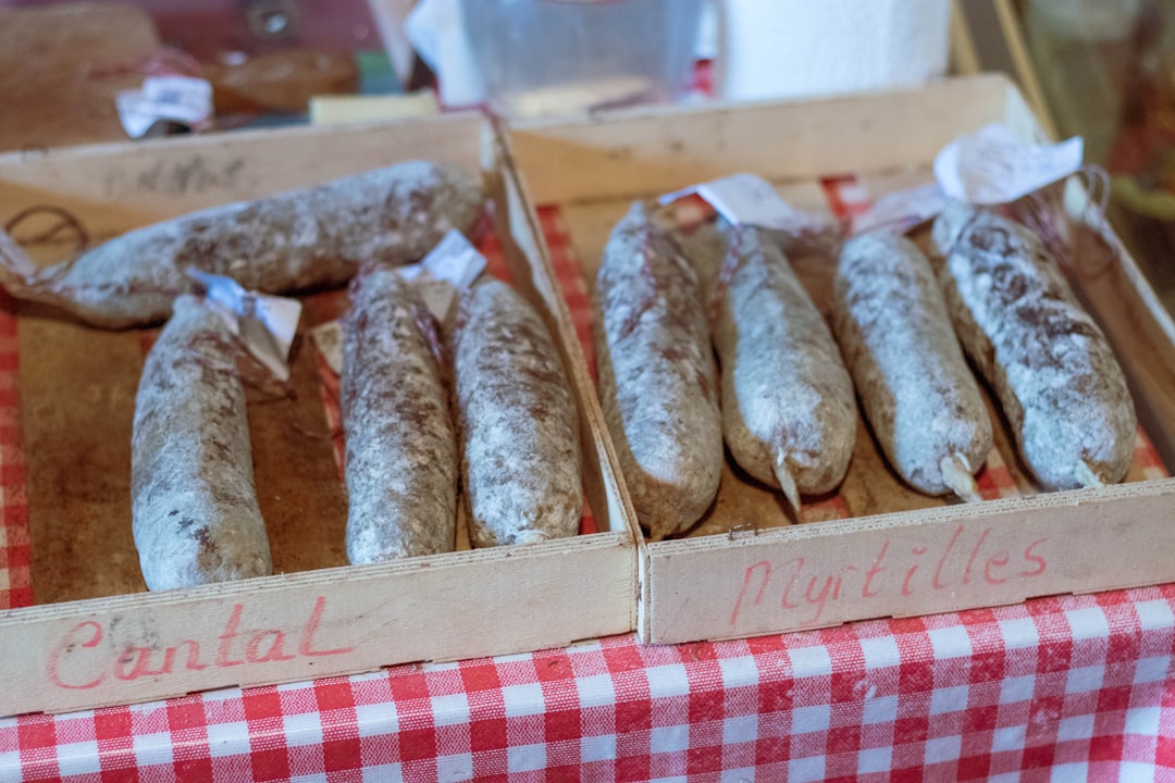 a couple of boxes of food sitting on a table,