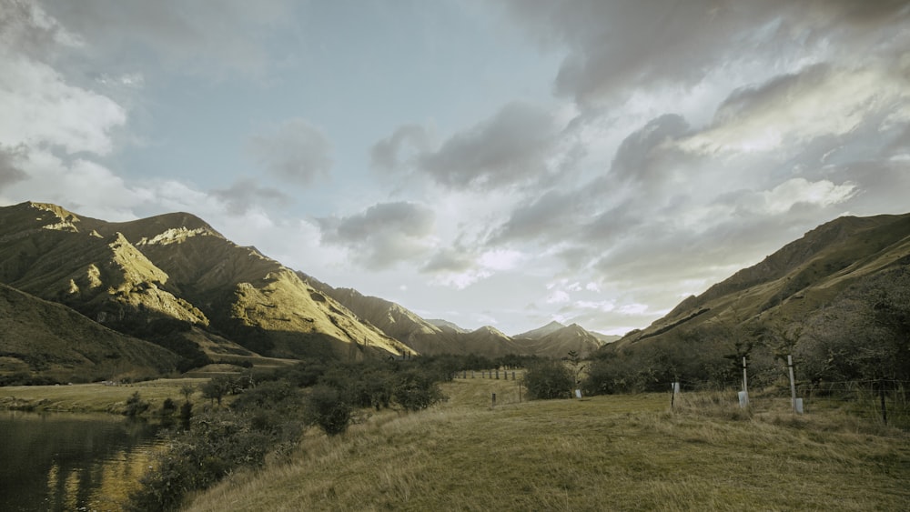 landscape photography of valley between mountains