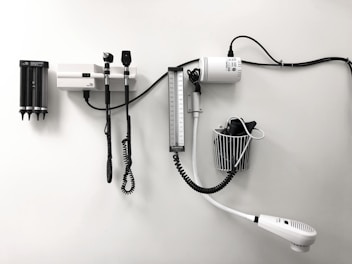 A serene clinic environment with medical equipment.