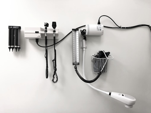 a hair dryer and a hairdryer on a wall