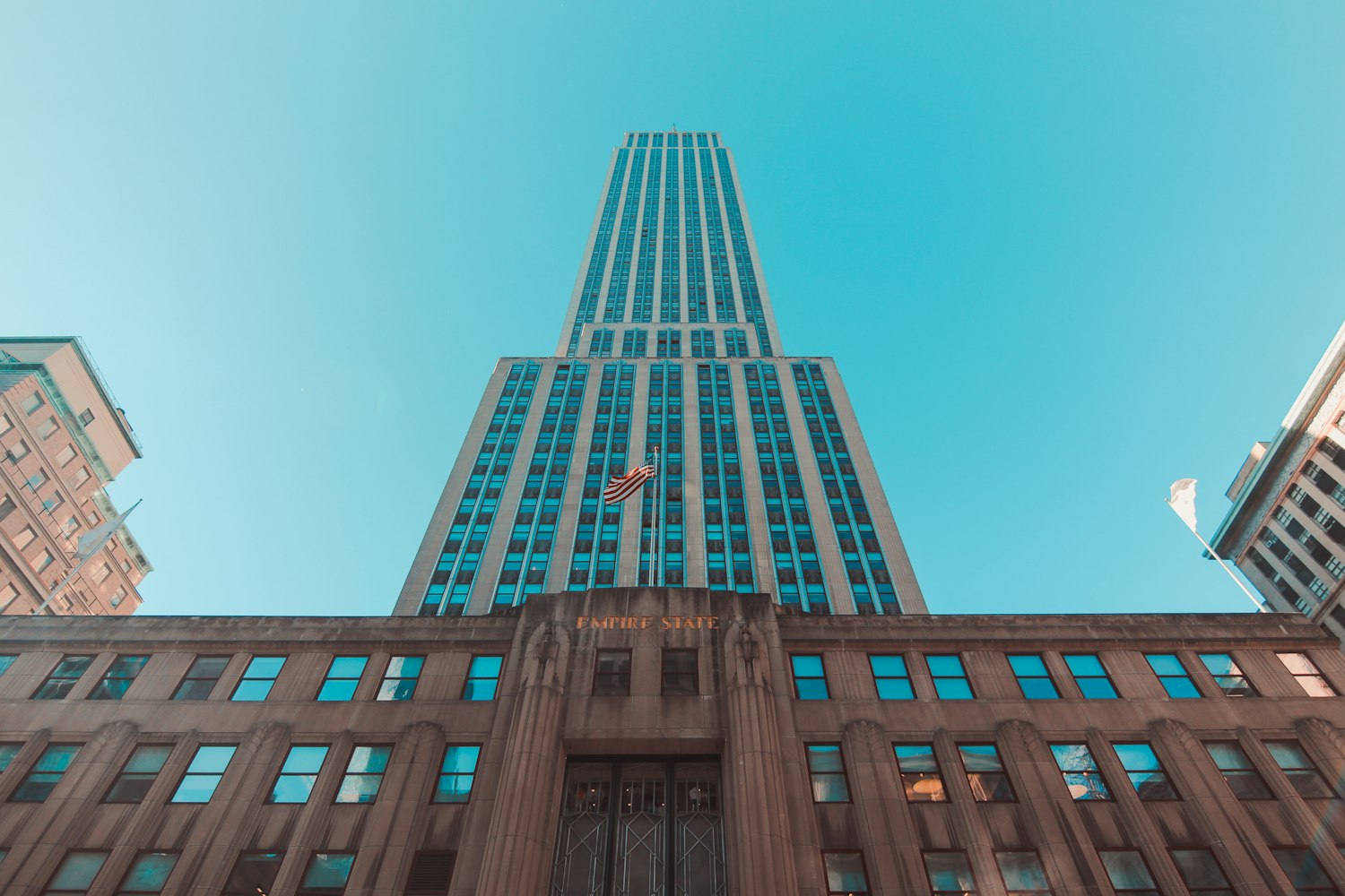 Empire State Building from the Ground Floor