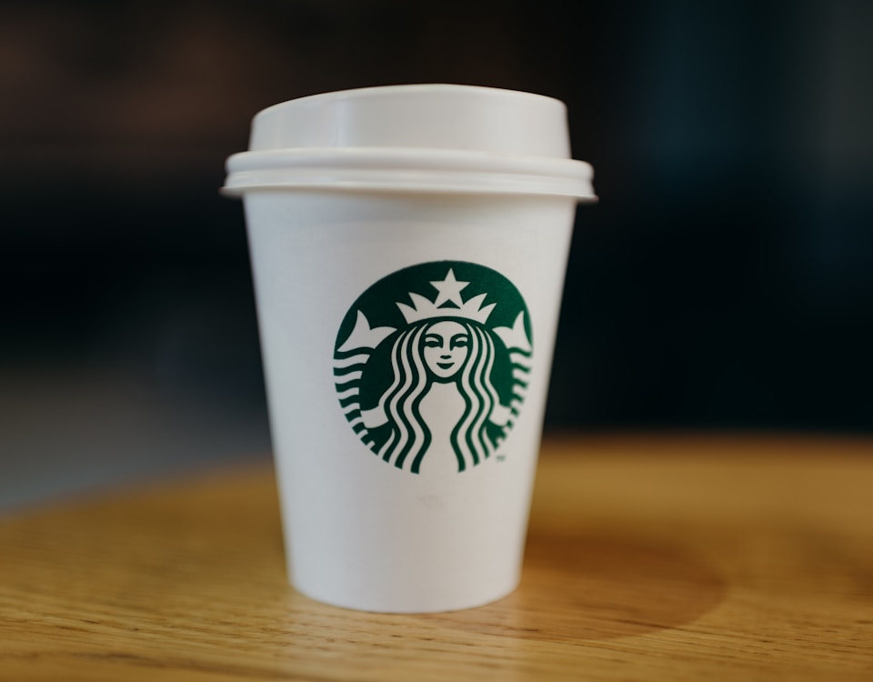 Starbucks disposable cup