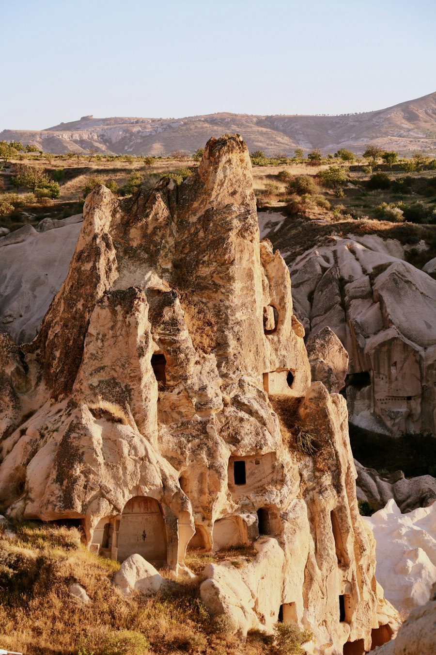 Fly to Cappadocia and enjoy a luxury cave hotel.