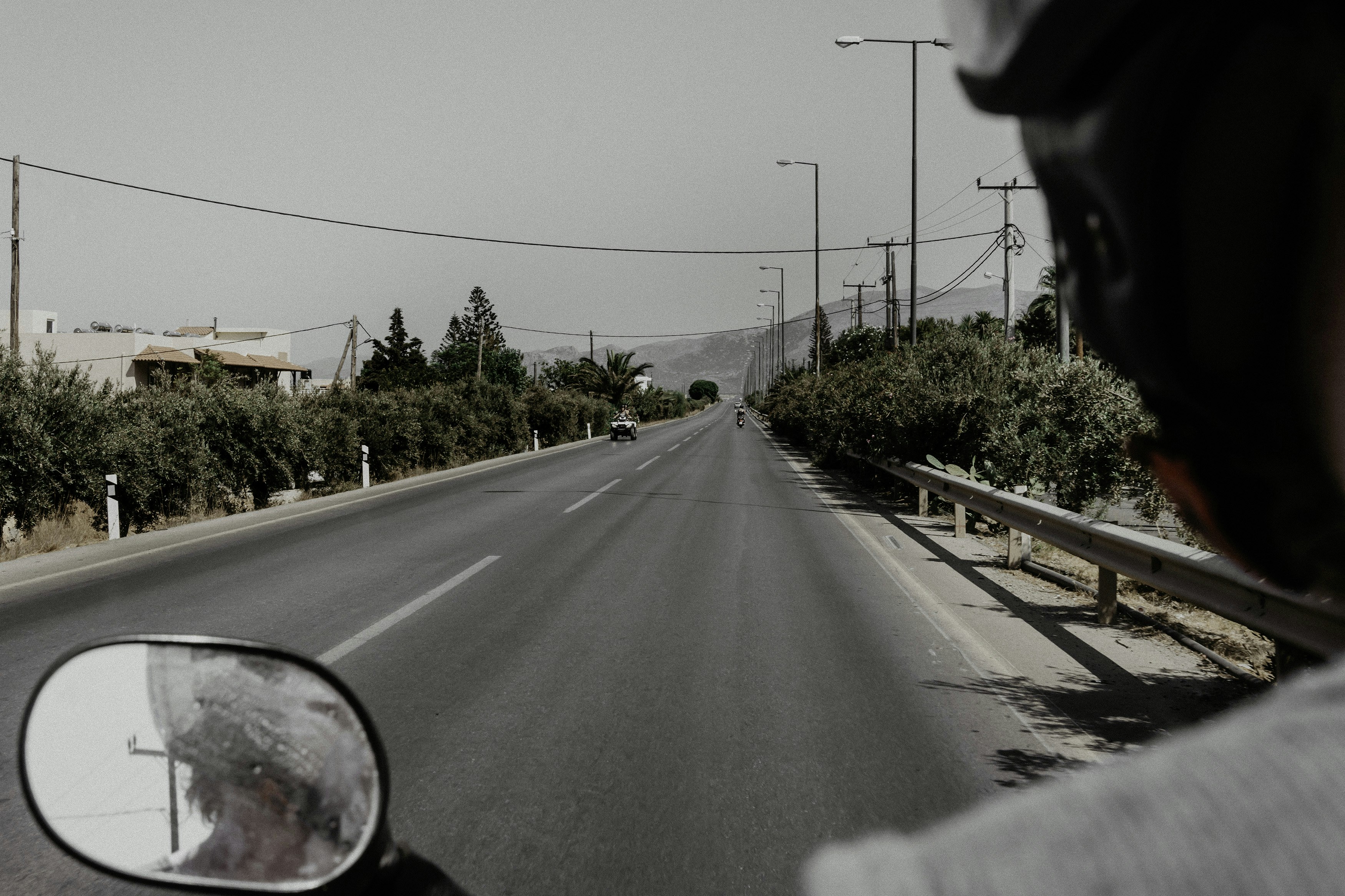 motorcycle on road, 