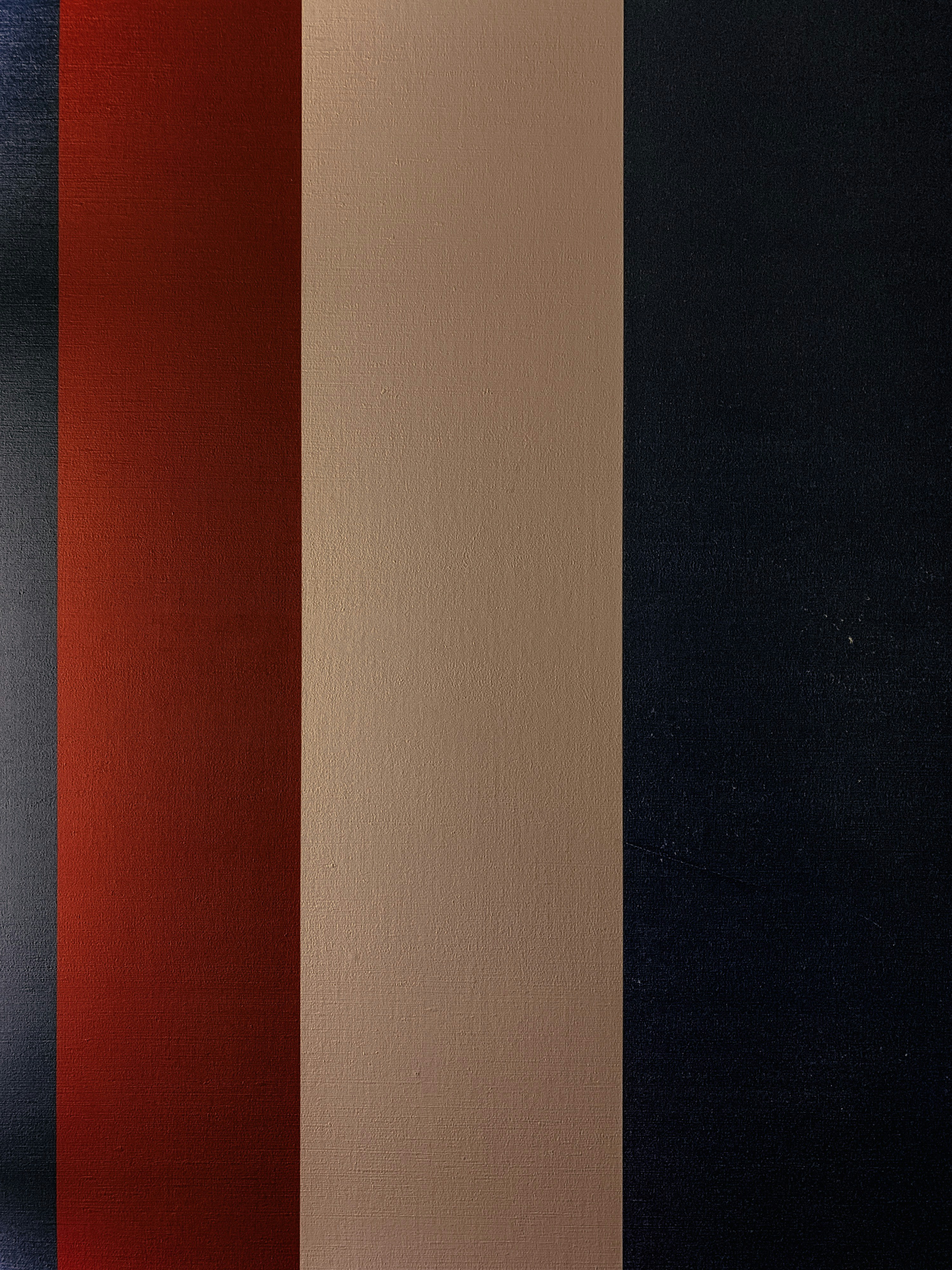 a red, white, and blue striped wallpaper