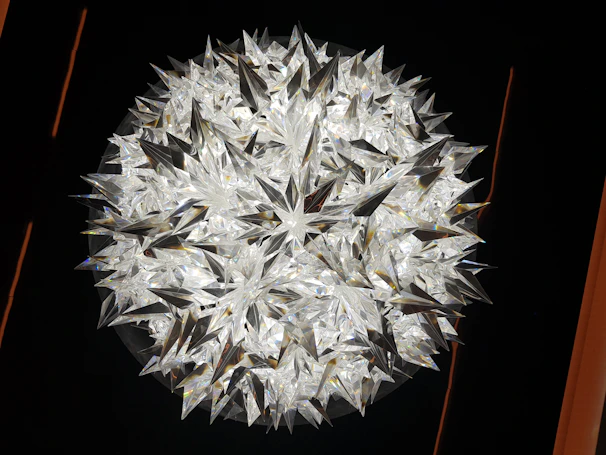 Another angle of Galaxy series quartz highlighting its sparkling, star-like patterns.