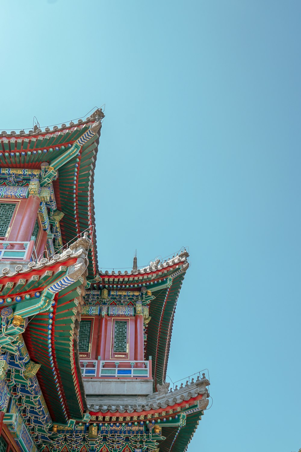 low angle photo of buildings