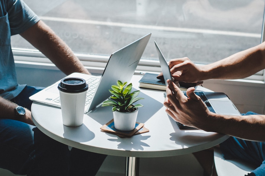 Two Men Comparing Cheap Web Hosting Providers