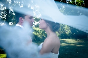 An elegant couple shoot capturing intimate moments in a picturesque location.