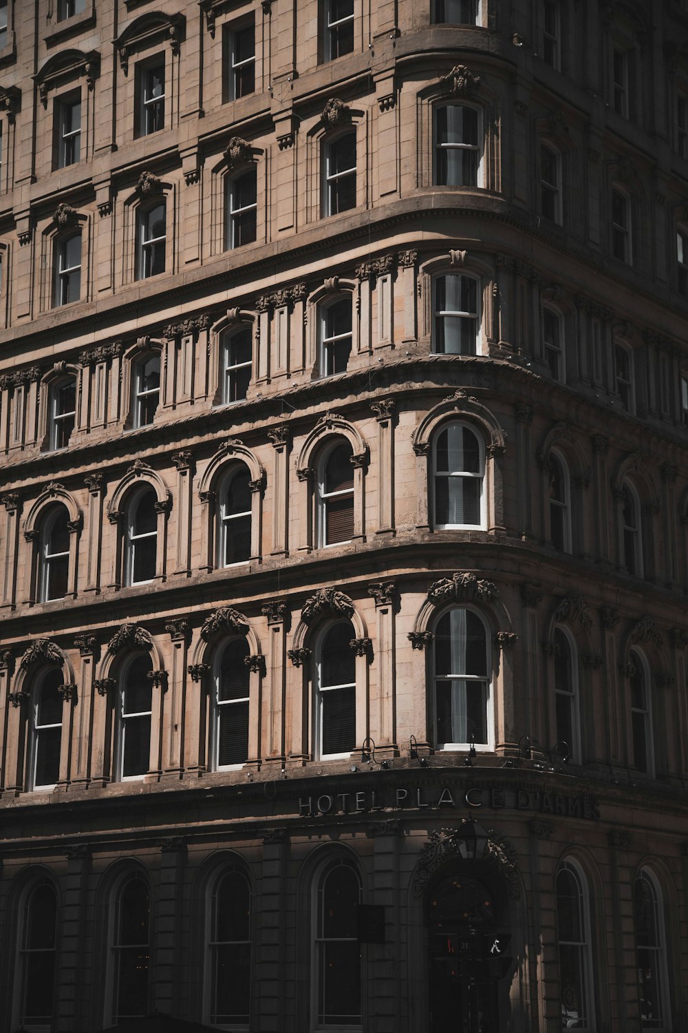 brown concrete building