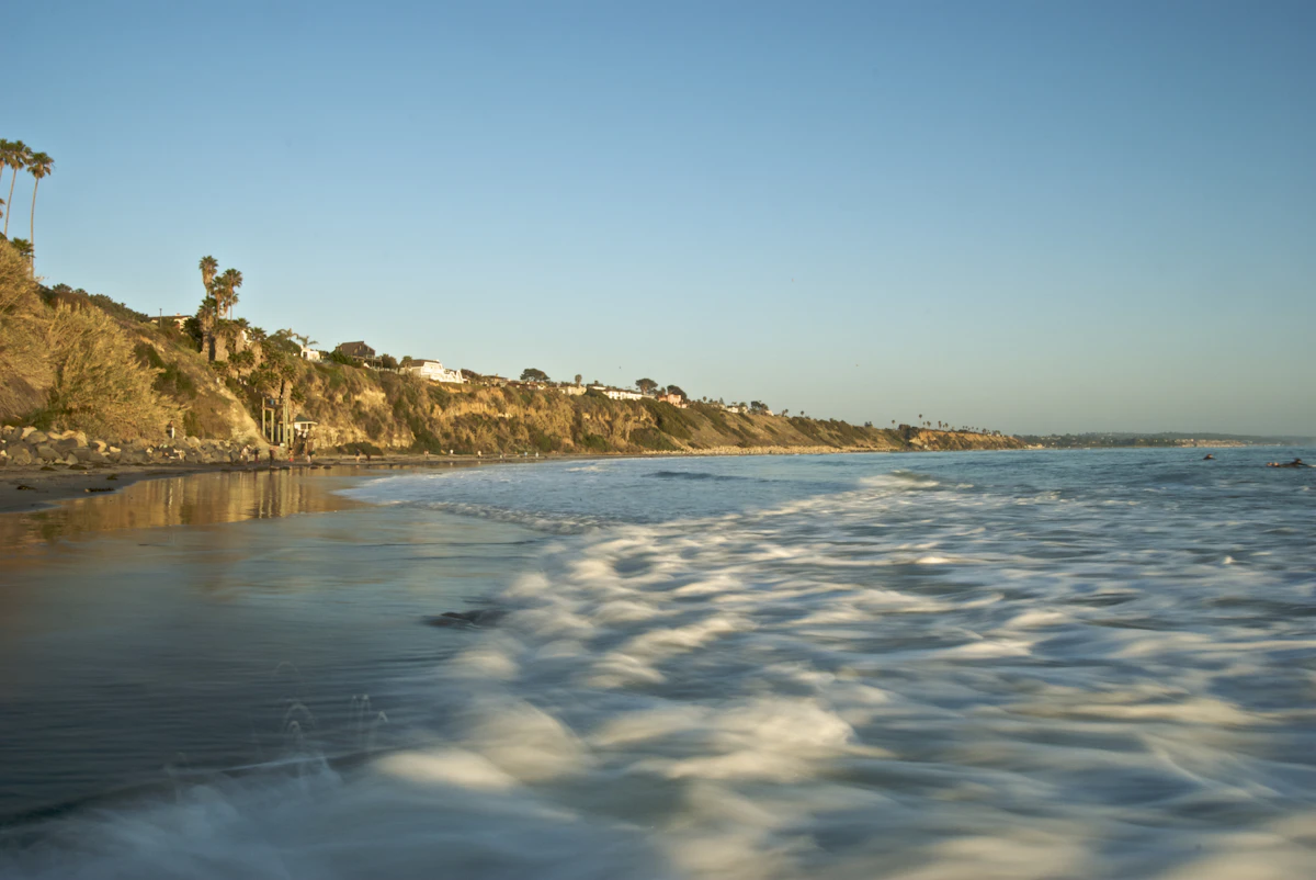Lagoon and hills in Encinitas