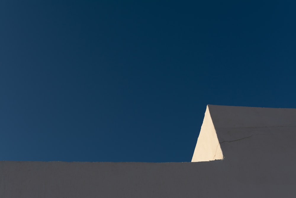 white building under blue sky
