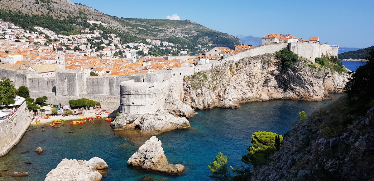 Dubrovnik October — autumn rain over the old harbour