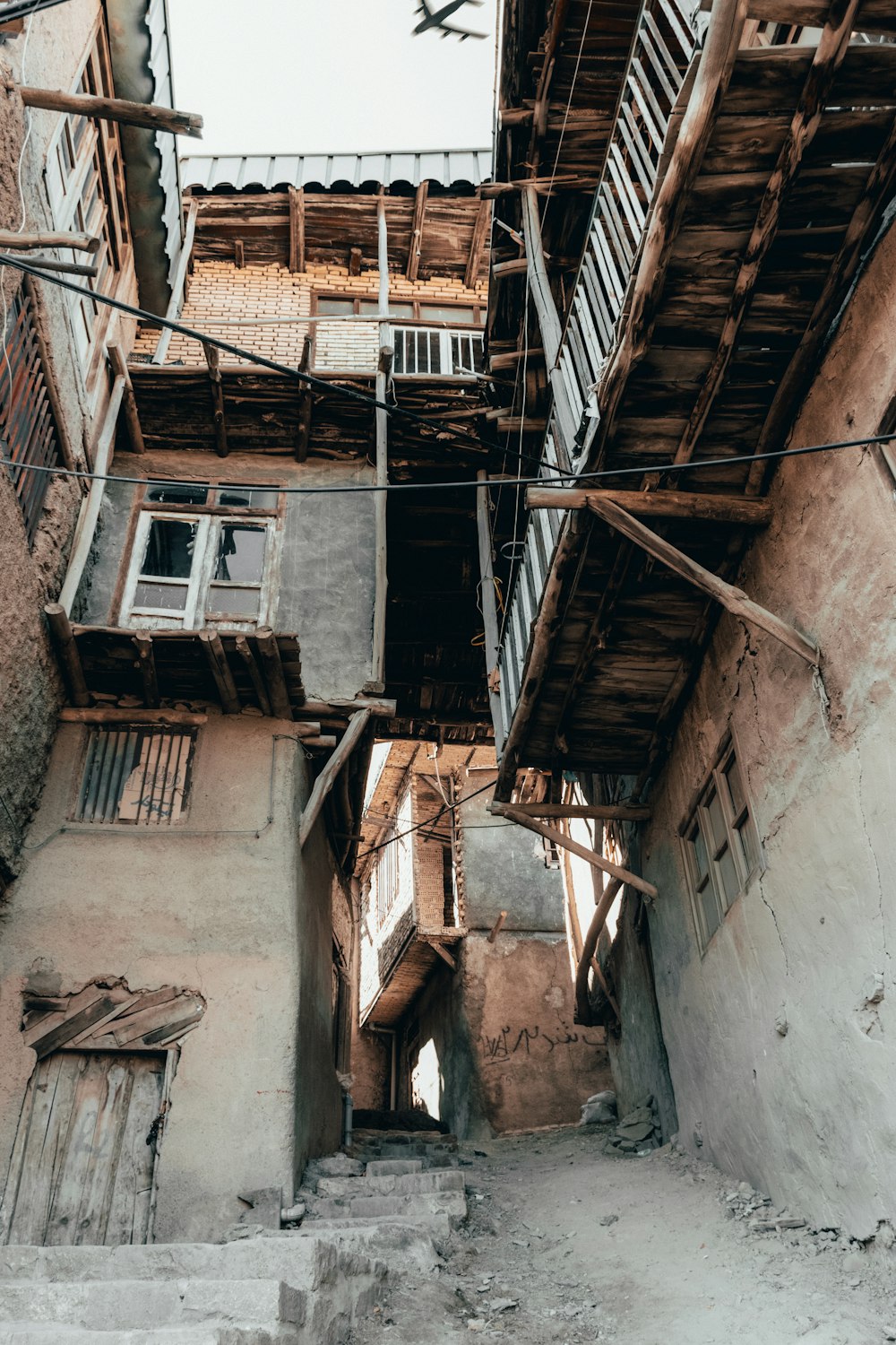 brown wooden window