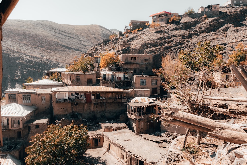 brown houses