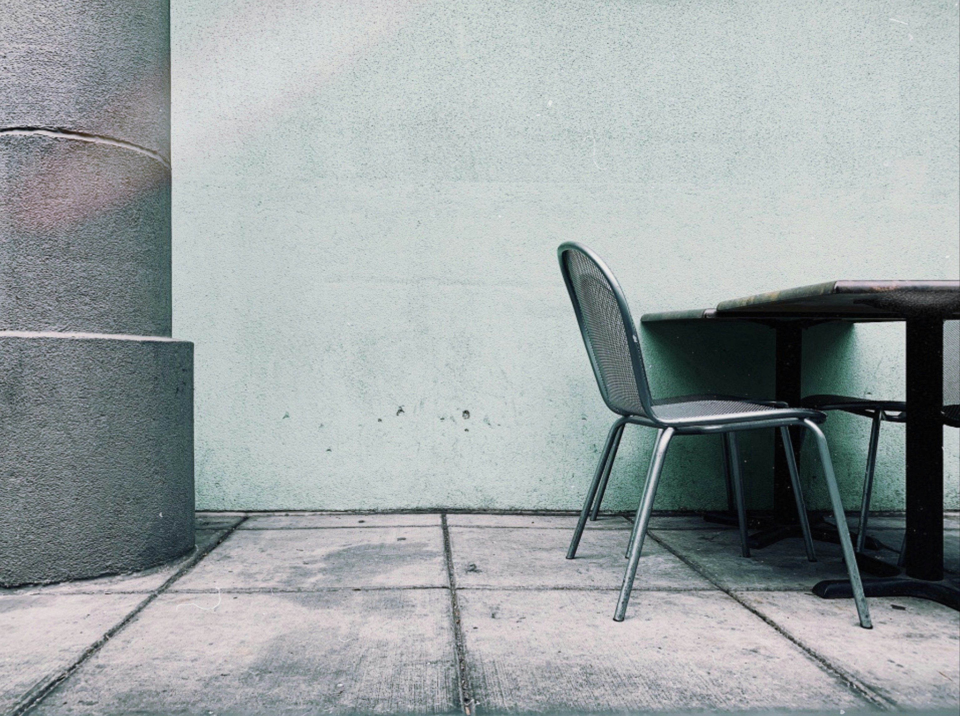 Minimalist Metal Table