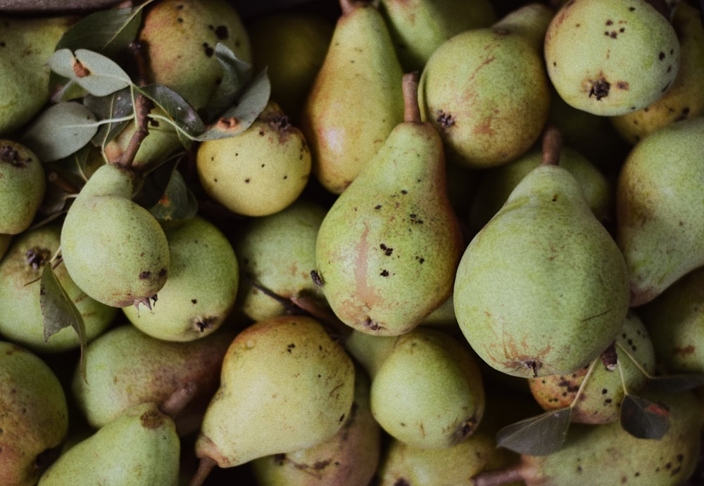 Lote de frutas verdes