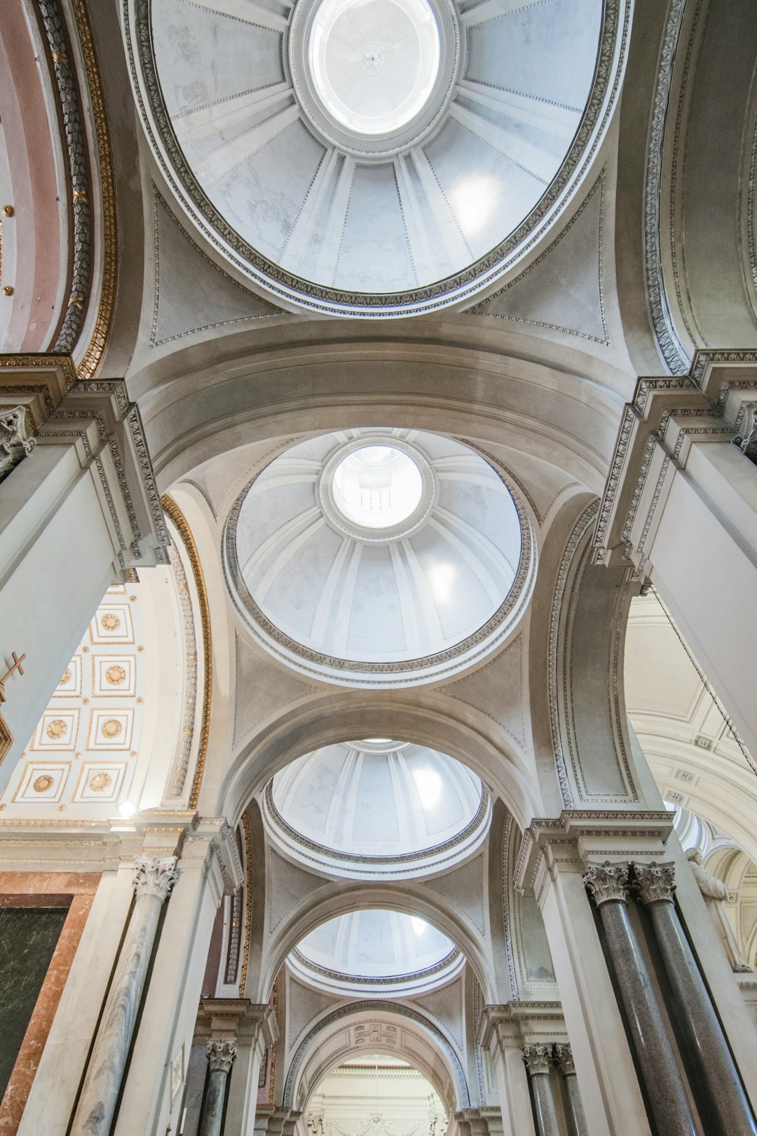 white painted building interior