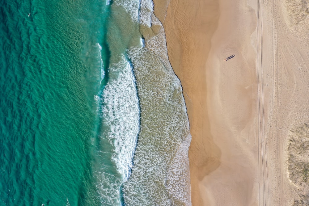 fotografia aérea da costa