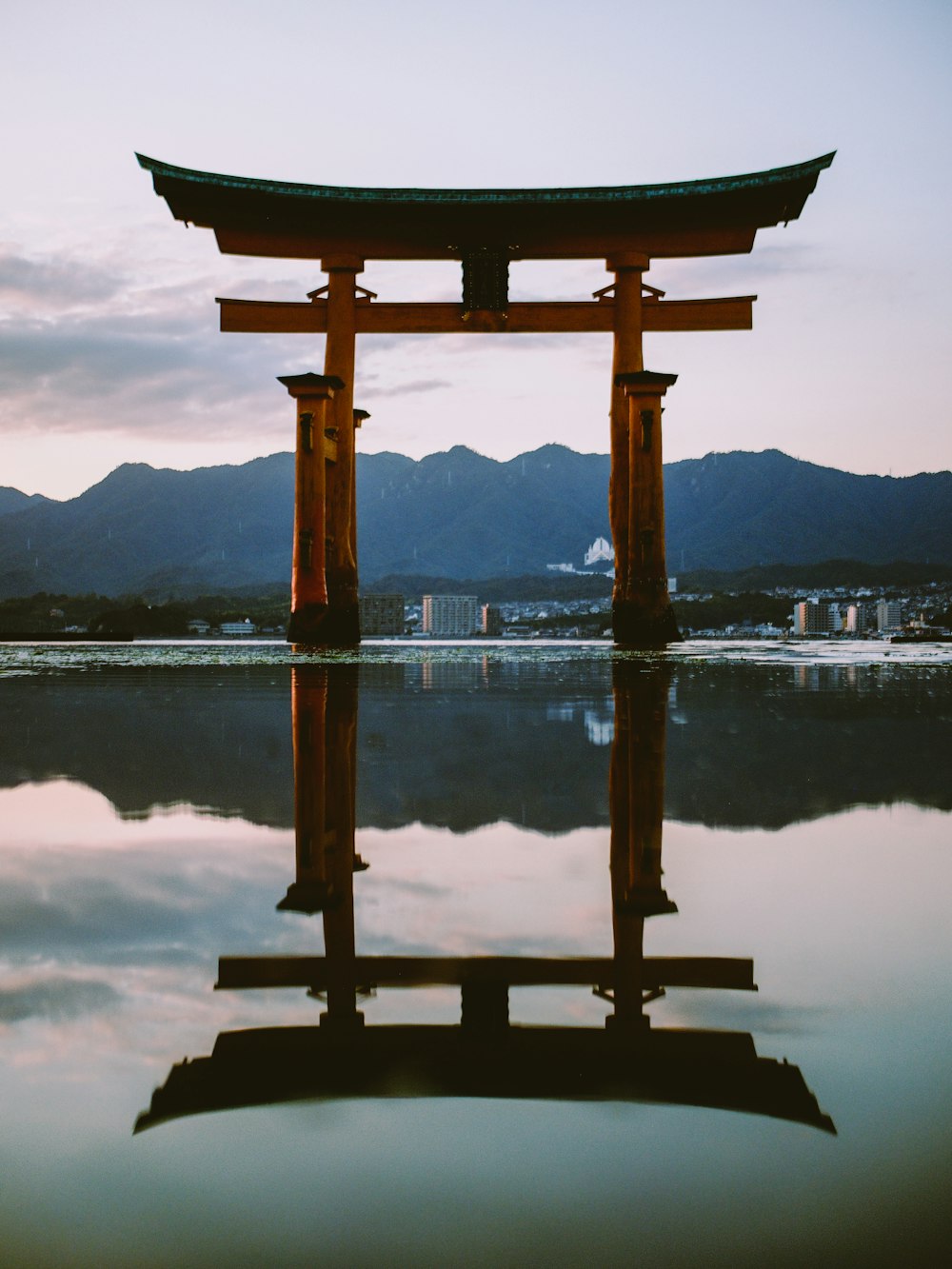 Japanese arch scenery