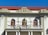 hanged flags on balcony